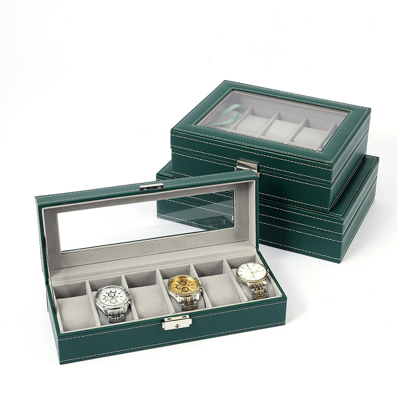 Europäische Leder-Uhrenaufbewa – Watch Display Box Bewertung und Preis